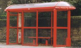 Clearlite Coating on Bus Shelter